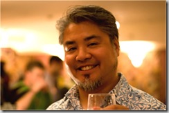 Joey deVilla in an aloha shirt
