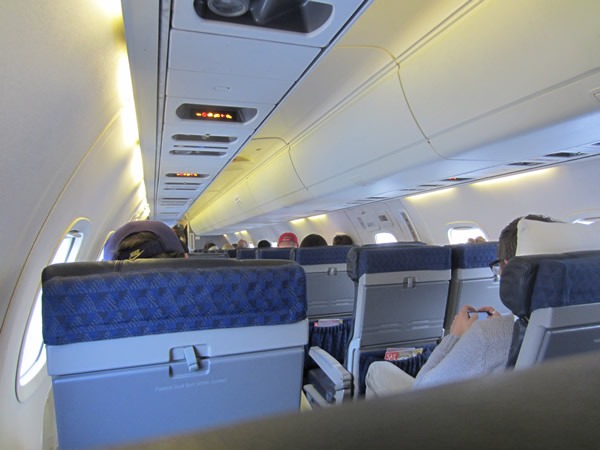 The interior of my plane