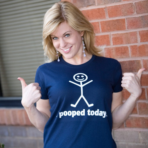 i pooped today