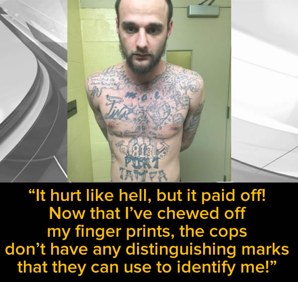 florida man chews off fingertips
